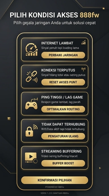 Tampilan link alternatif 888fw