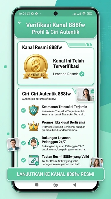 Tampilan kanal resmi 888fw