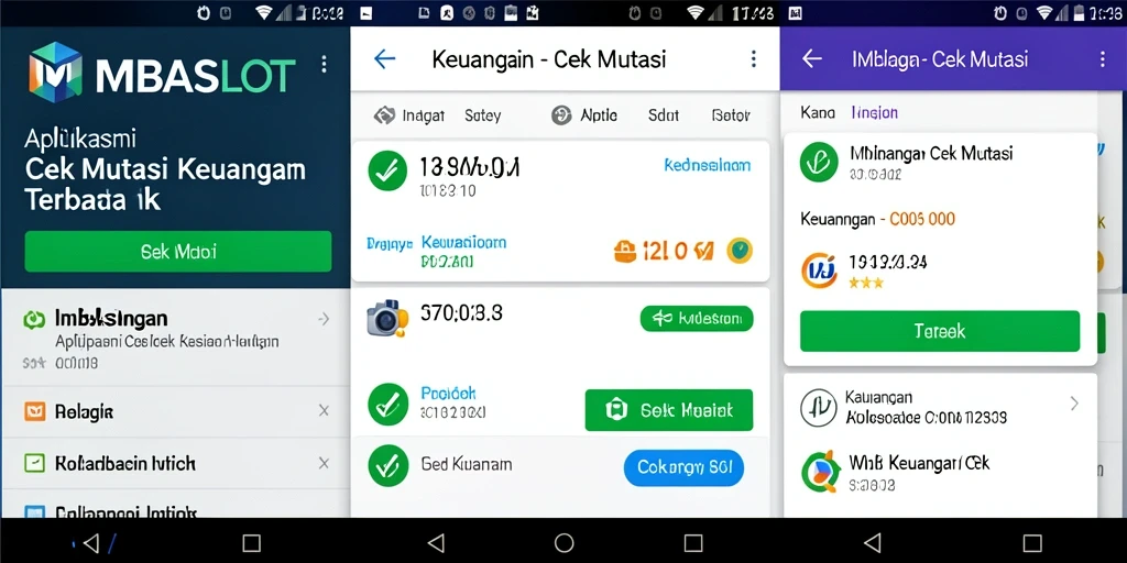 Tampilan antarmuka IMBASLOT yang modern dan informatif.